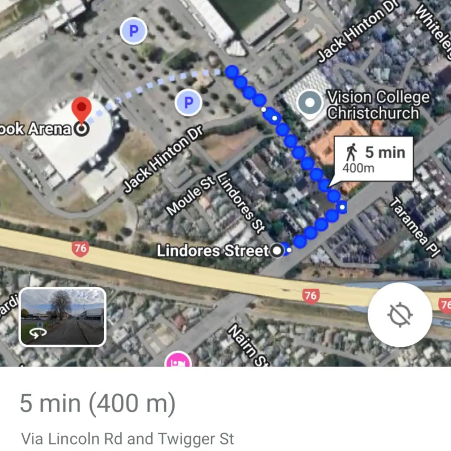 A stones throw from the Wolfbrook Arena! 4 svg%3E