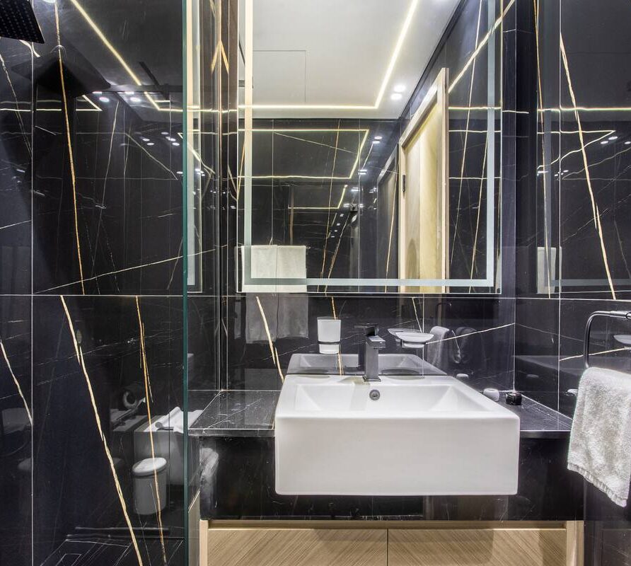 Luxury 1BR in Binghatti Crest, JVC 5 svg%3E